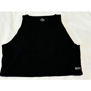 COTTON ON Curve Active Ultimate Vestlette sport bra top Women 20‎ Black keyhole